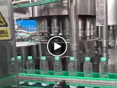 High Speed 500ml Bottling Filling Process